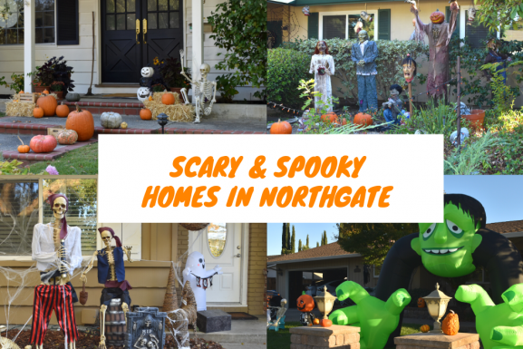 Scary and Spooky Halloween Decorated Homes in Northgate